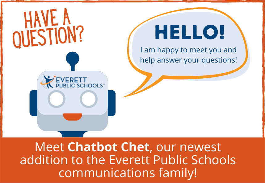  Hello! I’m Chatbot Chet! I am happy to answer your questions!